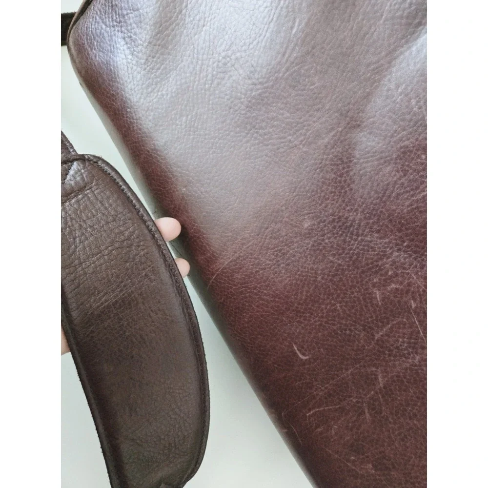 Vintage Jack Georges Messenger Bag Briefcase Leather Burgundy USA